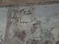 Darstellung der Burg im gotischen Fresko