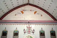 Ausmalung der Kapelle über dem Eingang