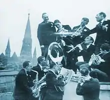 Kapelle Oscar Jost auf Dachgarten Eden Hotel Berlin 1931
