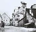 Blick in die Kappelergasse Richtung Limmat, 1885