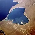 Kara-Bogas-Gol am Kaspischen Meer (Turkmenistan)