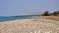 Der Strand von Karabela mit dem Pier (2018)
