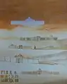 Karawanserei, Aquarell 1983