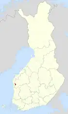 Lage von Karijoki in Finnland