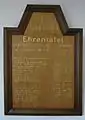Ehrentafel