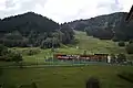 Das Ski-Stadion von unten