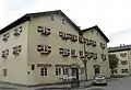 Typischer Baustil der unteren Traunsteiner Altstadt aus dem 17.  Jahrhundert. Die Salinenhäuser.