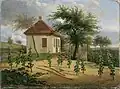 Pavillon auf Dr. Körners Weinberg bei Loschwitz (1824, bekannt als Schillerhäuschen)