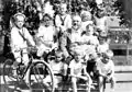 Karl Putz v. Rolsberg mit Enkelkindern, 60. Geburtstag 1912
