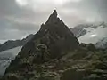 Der Gipfelaufbau des Karleskogels