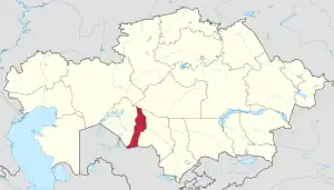Lage in Kasachstan