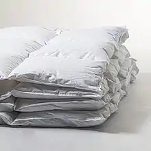 Gestepptes Karo-Duvet