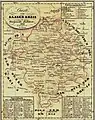 Karte des Saazer Kreises von 1838