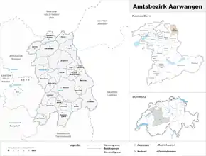 Karte von Amtsbezirk Aarwangen