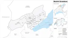 Karte von District de Grandson