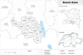Karte von Bezirk Kulm