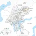 Gemeinden bis 1955