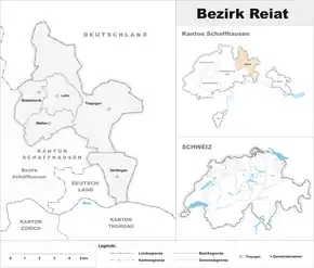 Karte von Bezirk Reiat