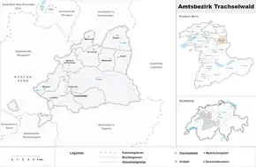 Karte von Amtsbezirk Trachselwald