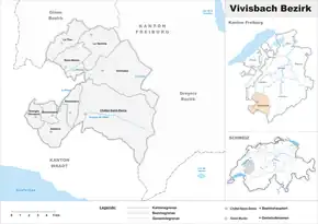 Karte von Vivisbachbezirk