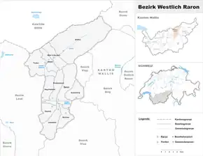 Karte von Westlich RaronHalbbezirk
