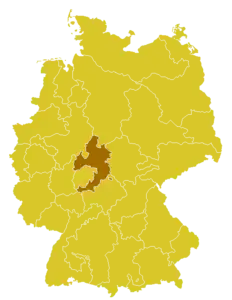 Karte Bistum Fulda