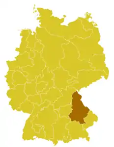 Karte Bistum Regensburg