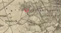 Auch 1908 erkennt man die Lage des ehemaligen Wassermühlenteiches Steinbeck-Primank sehr gut.