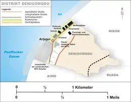 Karte von Denigomodu