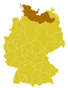 Karte Erzbistum Hamburg