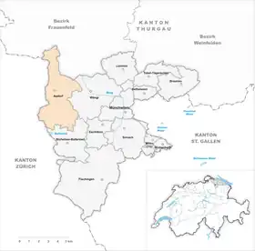 Karte von Aadorf