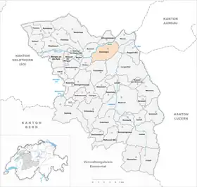 Karte von Aarwangen