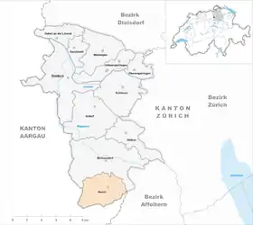 Karte von Aesch