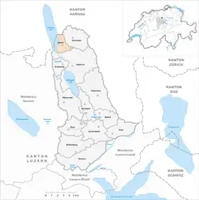 Karte von Aesch