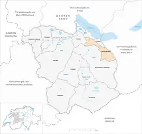 Karte von Aeschi bei Spiez