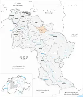Karte von Affoltern im Emmental