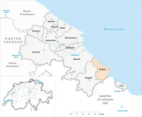 Karte von Arbon