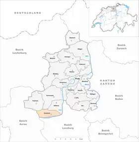 Karte von Auenstein