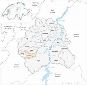 Karte von Autigny