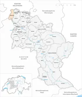 Karte von Bätterkinden