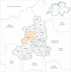 Karte von Bözberg