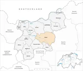 Karte von Böztal