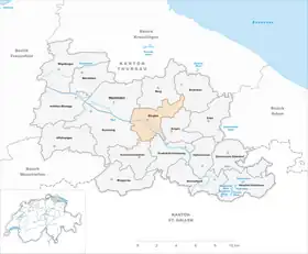 Karte von Bürglen