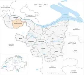 Karte von Basadingen-Schlattingen