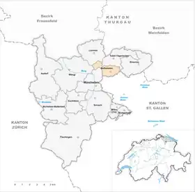 Karte von Bettwiesen