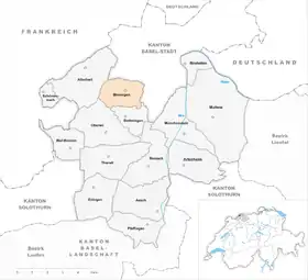 Karte von Binningen