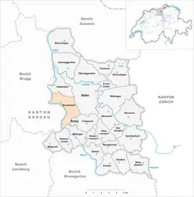 Karte von Birmenstorf