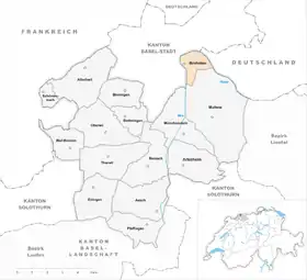Karte von Birsfelden