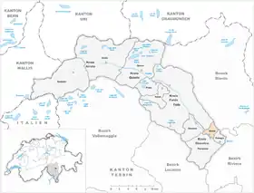 Karte von Bodio