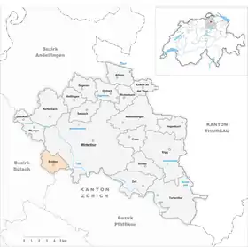 Karte von Brütten